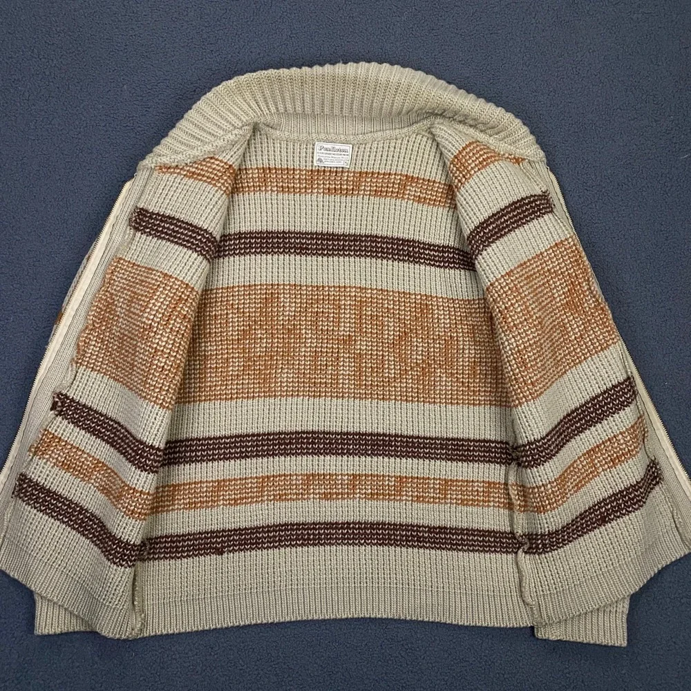 Vintage Pendleton Cardigan Sweater Mens XL Cowichan Aztec Big Lebowski Dude